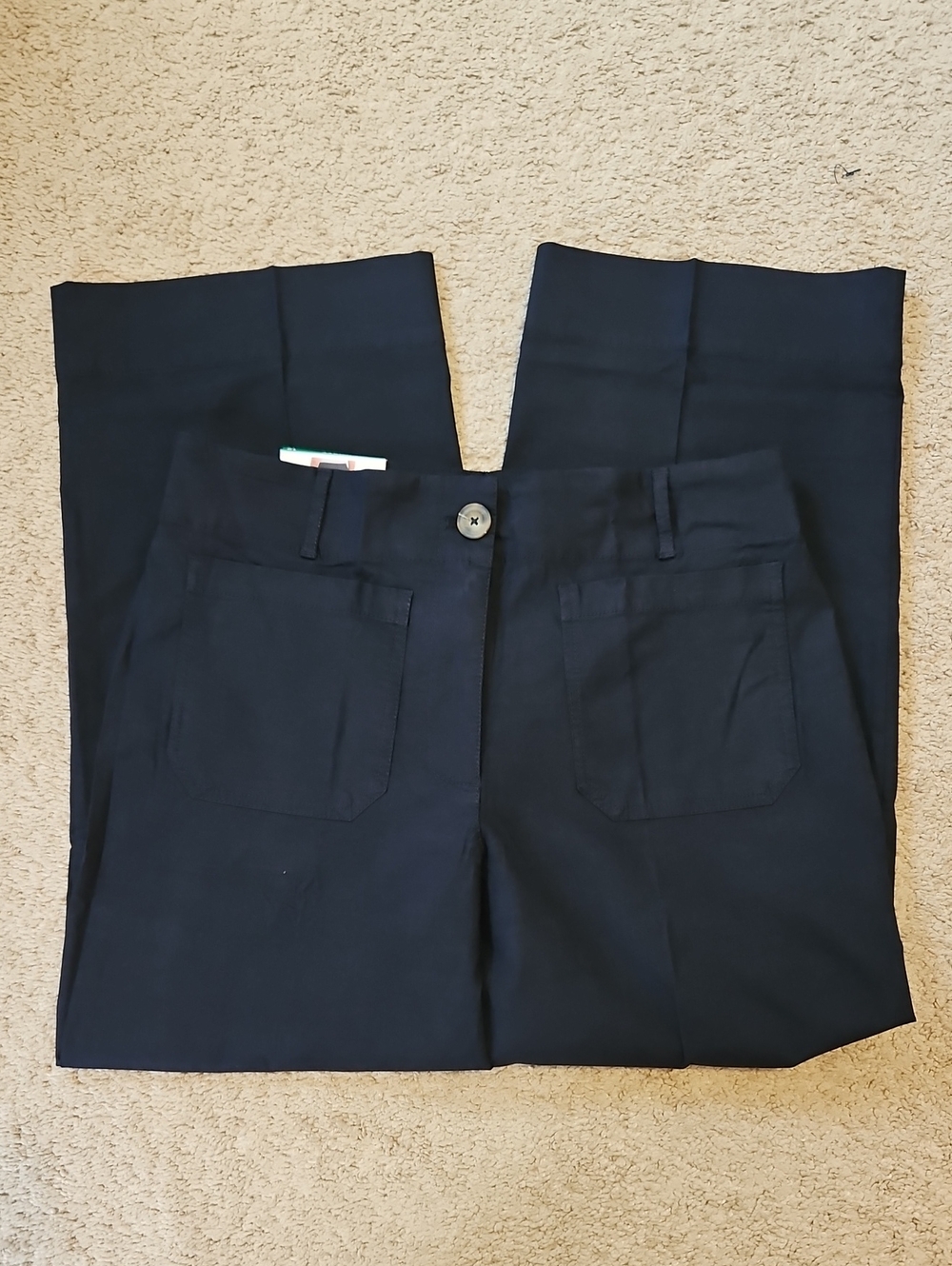 NEW! Hilary Radley Navy Wide Leg Pant Multiple Sizes - Picture 7 of 13